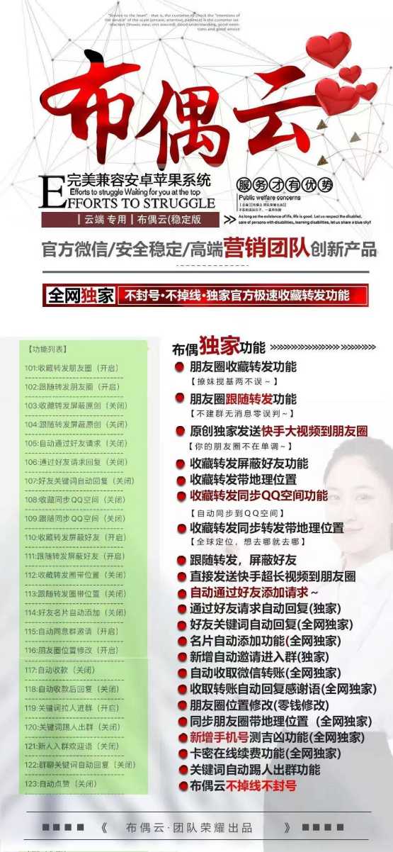 云端布偶云自动定时发送朋友圈_官方微信一键转发
